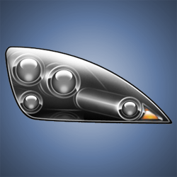 Paint Concept Art Styled Headlights in Photoshop