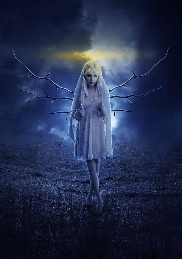 photoshop angel composite moonlight create tutorials tutorial angels adobe photoshoptutorials wings manipulation effects ws effect amazing aura manipulations resources text