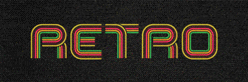 Retro Text