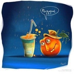 Paint “Mark the Cute Orange” in Photoshop