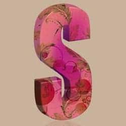 3D Textured Text Effect