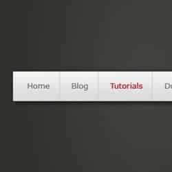 Clean White Navigation Bar