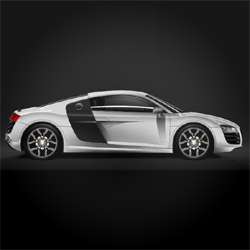 How to Render a Professional Audi R8 in Photoshop