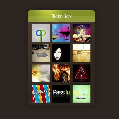 Flickr Box