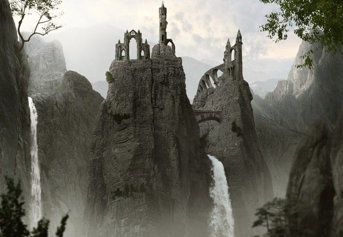 How To Create A Mountainous Matte Painting In Photoshop