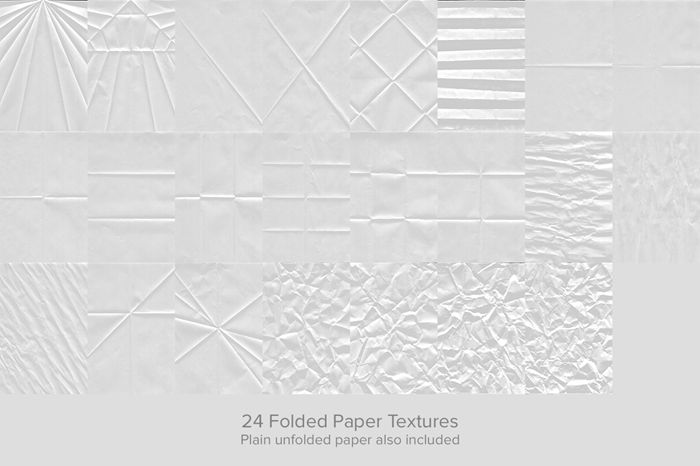 View Folded Paper Texture Overlay Background