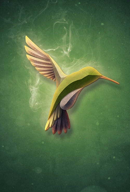 Create a Textured Bird with Smoke in Photoshop
