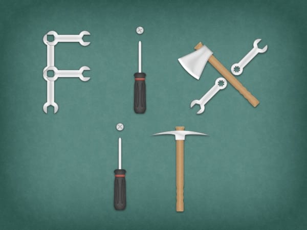 Create a Tools Text Effect in Photoshop