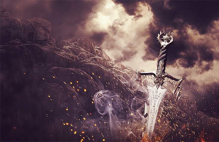 Create This Surreal and Medieval Style of a Battlefield in Photoshop