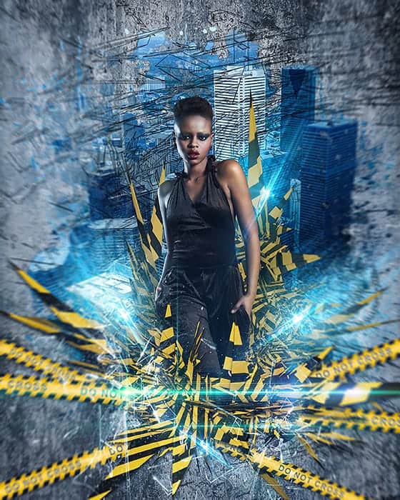 Create this Poster Design with Abstract Effects in Photoshop
