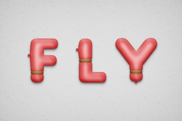 Create a Balloon Text Effect in Photoshop