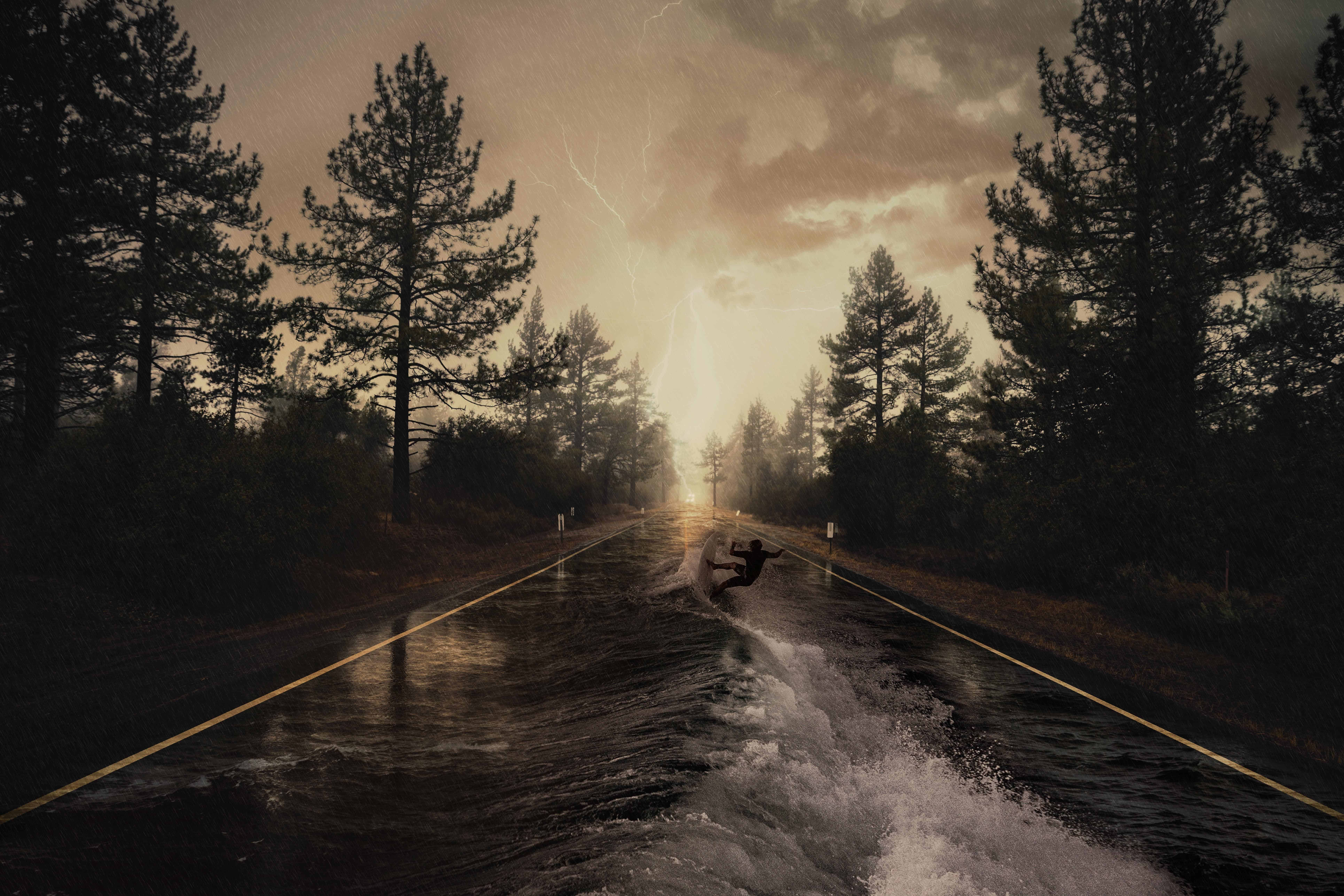 How to Create a Flooded Road in Photoshop