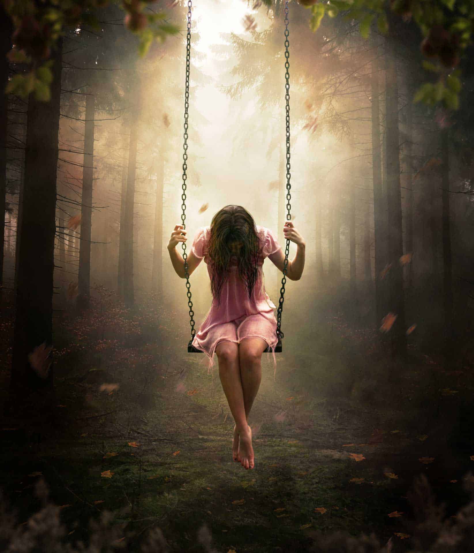 Create a Dreamlike Photo Manipulation of an Emotional Girl with a Dramatic Lighting in Photoshop