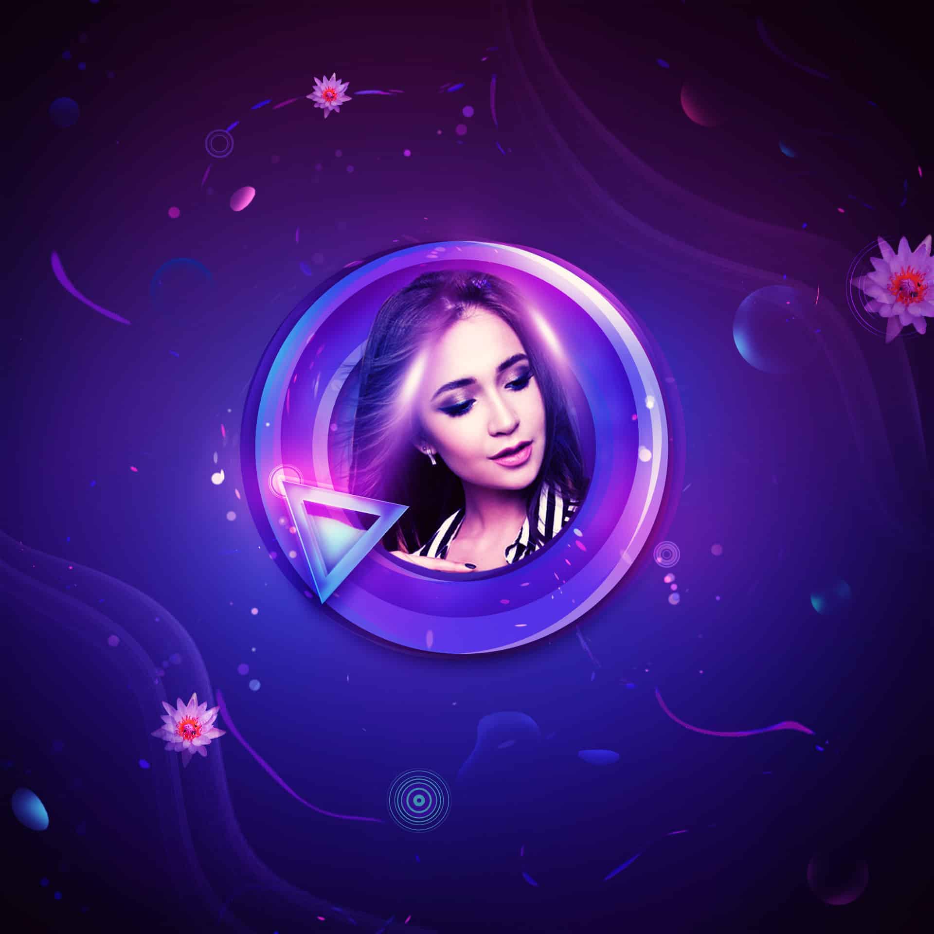 How to Create a Sleek Digital Art of a Portrait with Fun Elements
