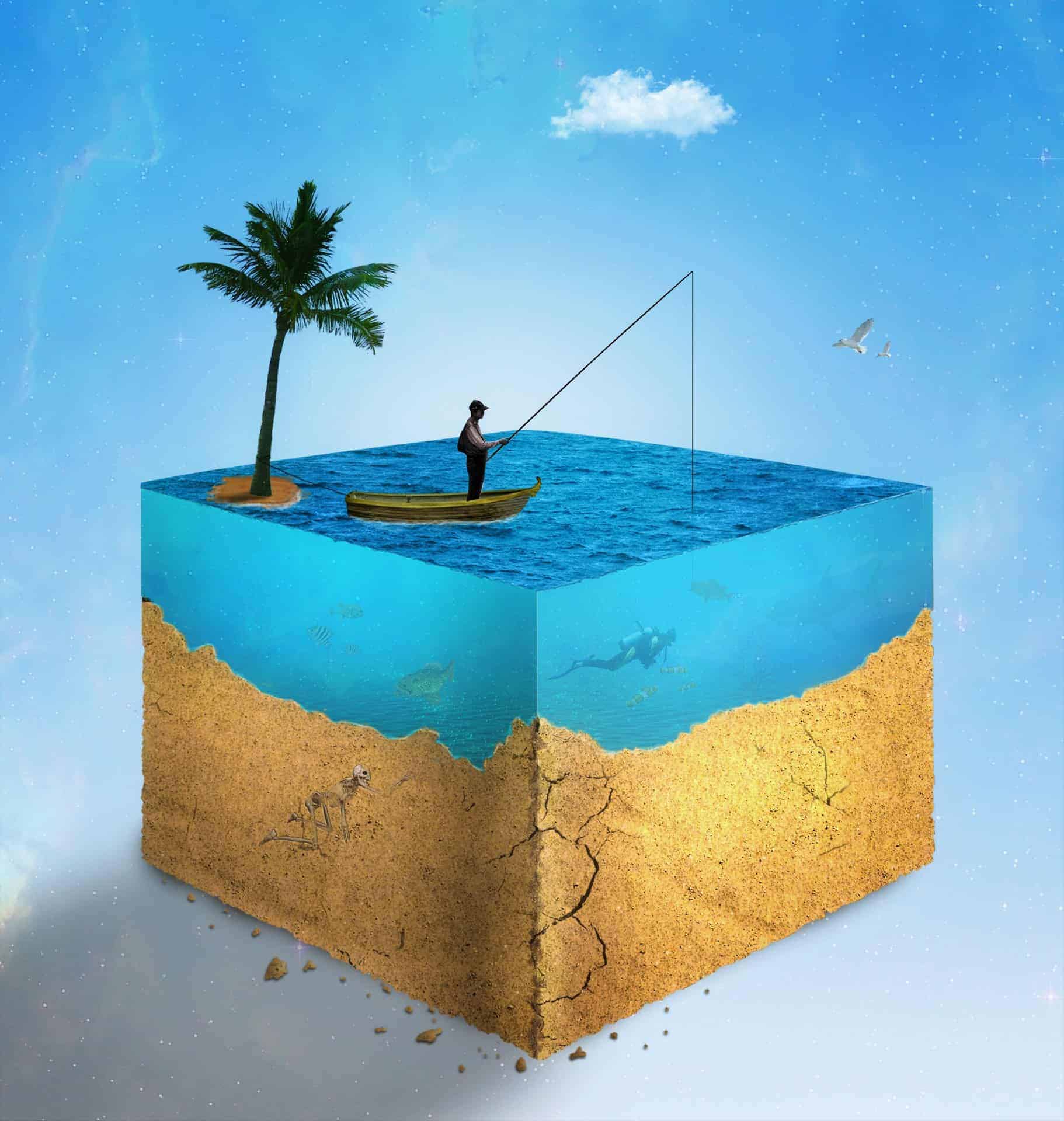 How to Create a Realistic Water Cube in Photoshop