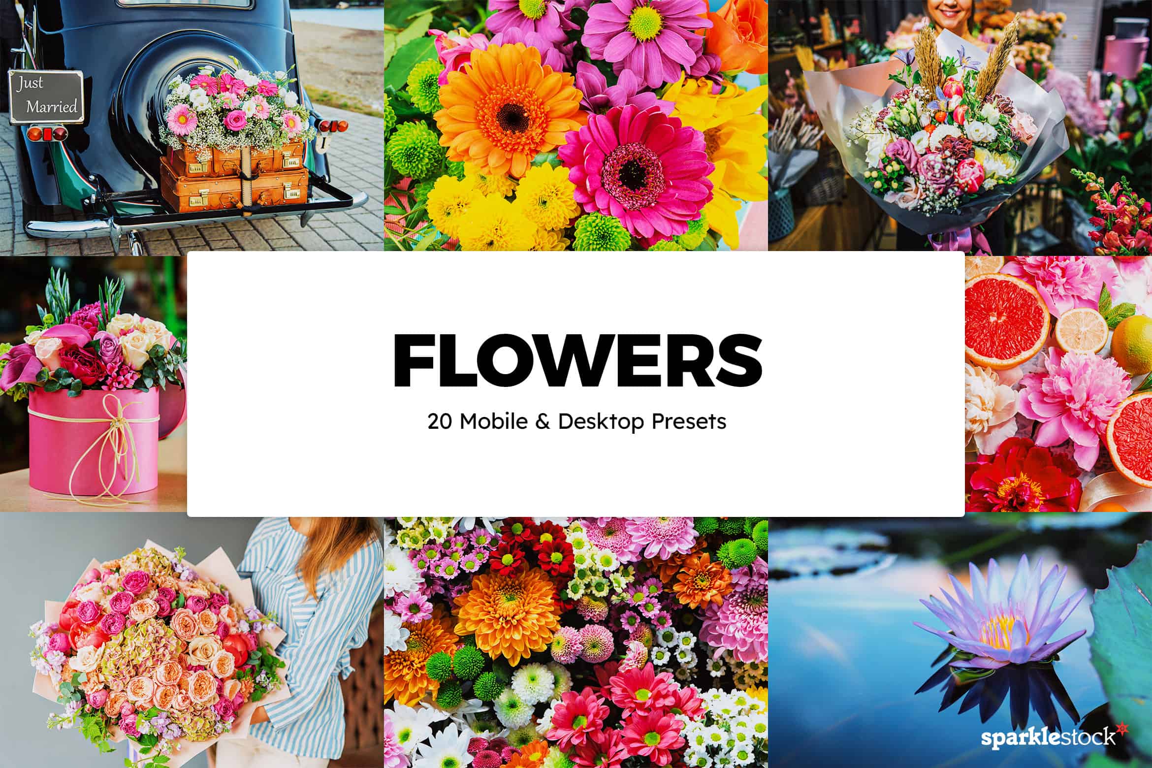 8 Free Flowers Lightroom Presets and LUTs