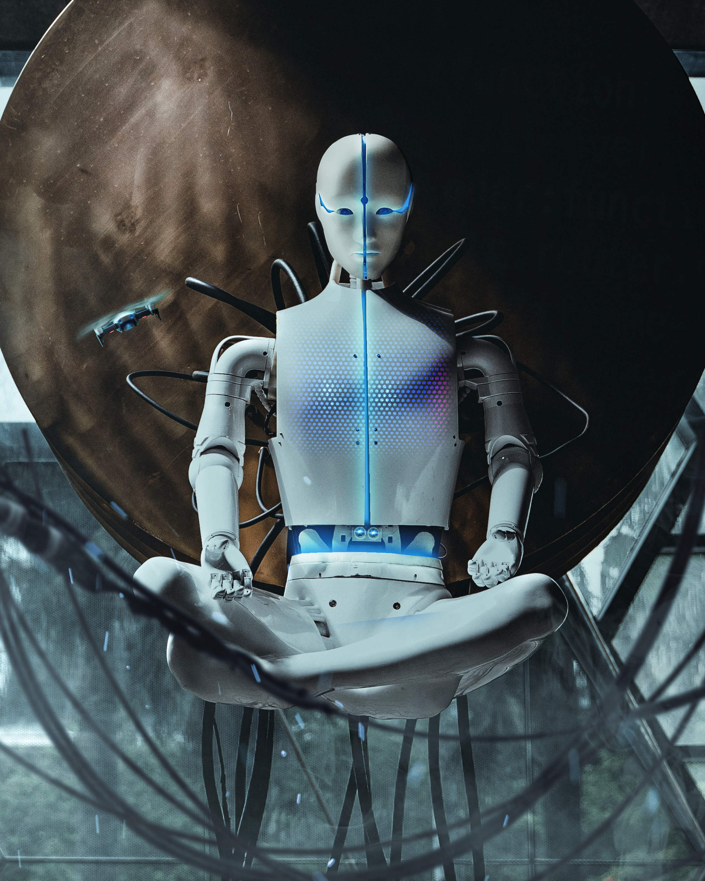 Create a Fantasy scene with Cyborg Photomanipulation Tutorial