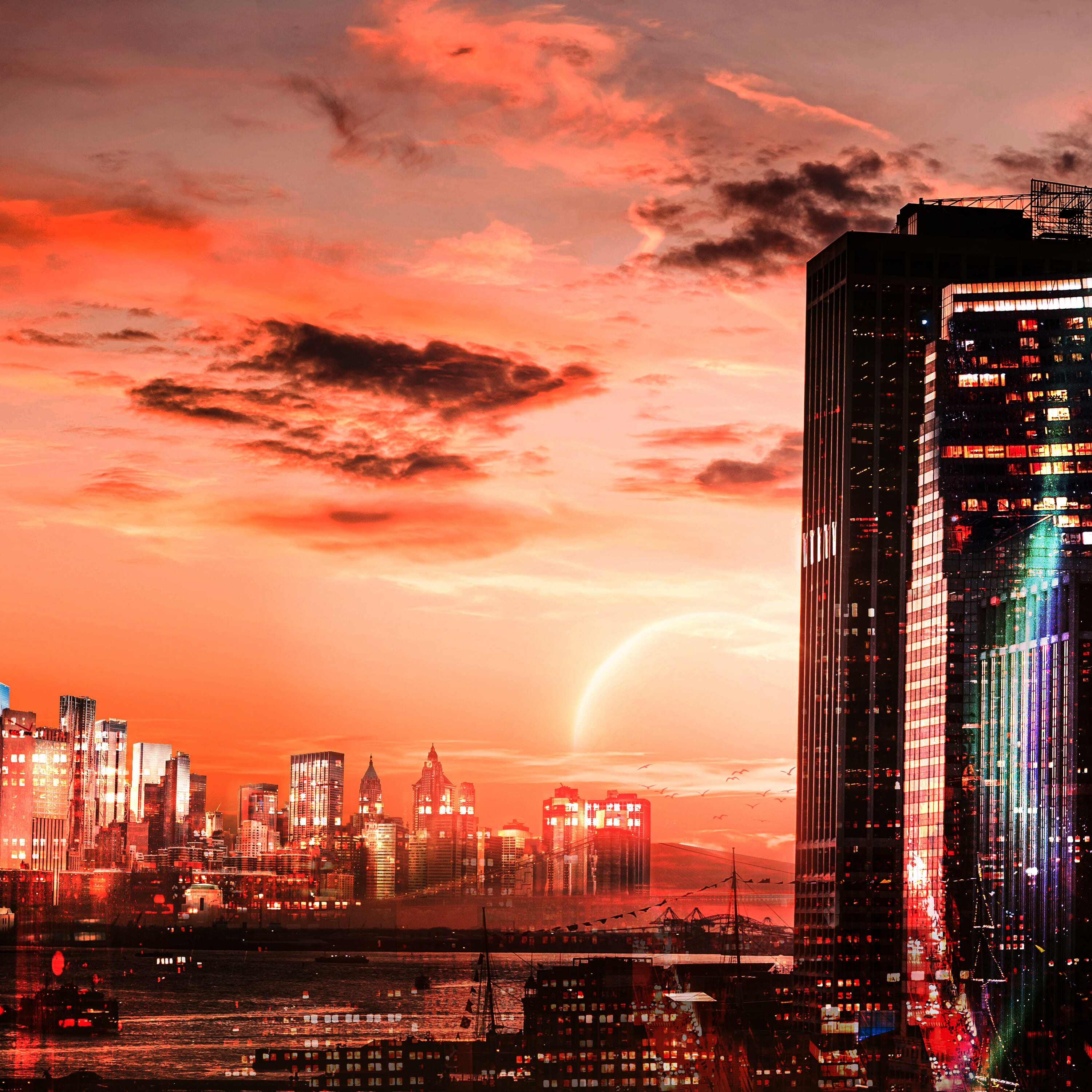 Create a Futuristic City Photoshop Tutorial