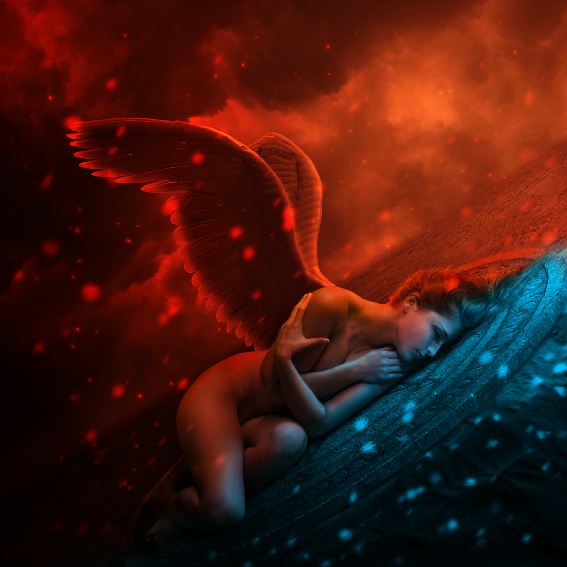 Create an Intense Fallen Angel Composition in Photoshop