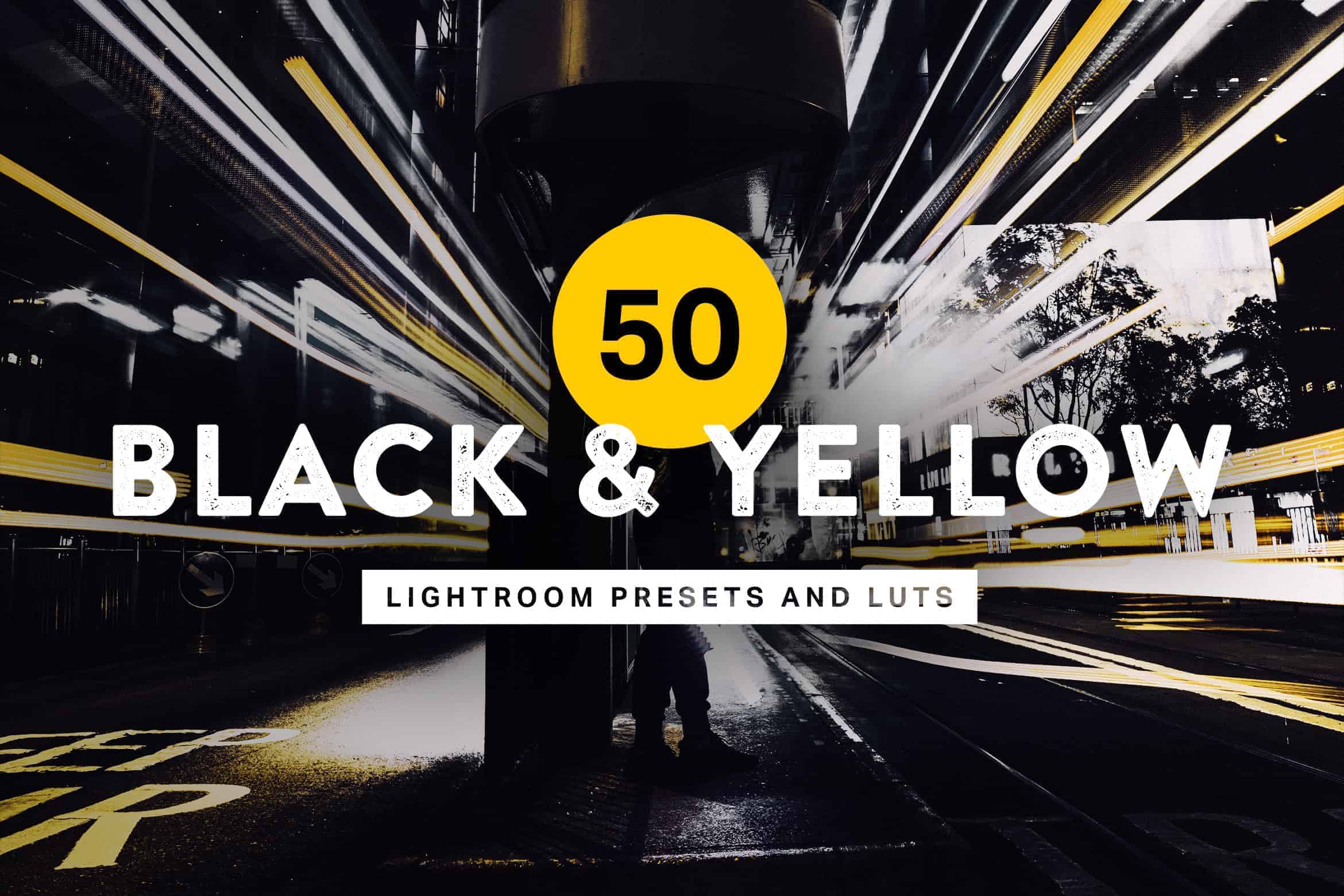 10 Black & Yellow Lightroom Mobile and Desktop Presets