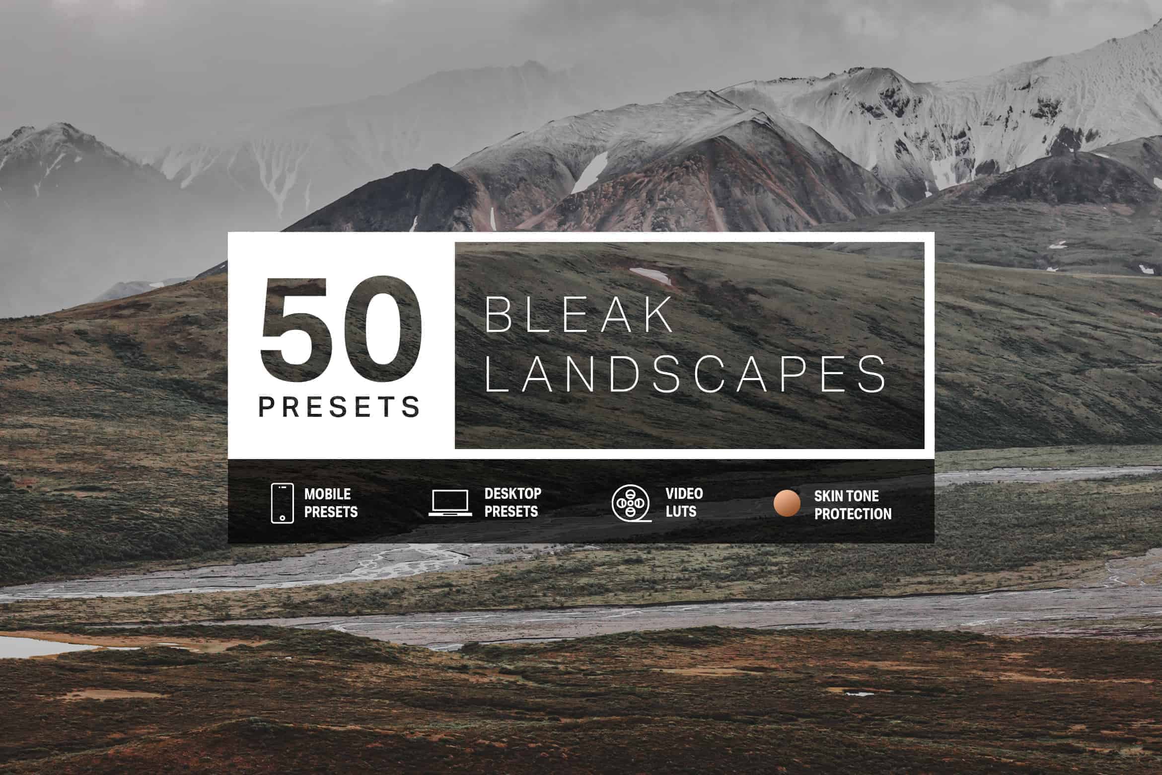 Free Download: 10 Bleak Landscape Lightroom Desktop & Mobile Presets