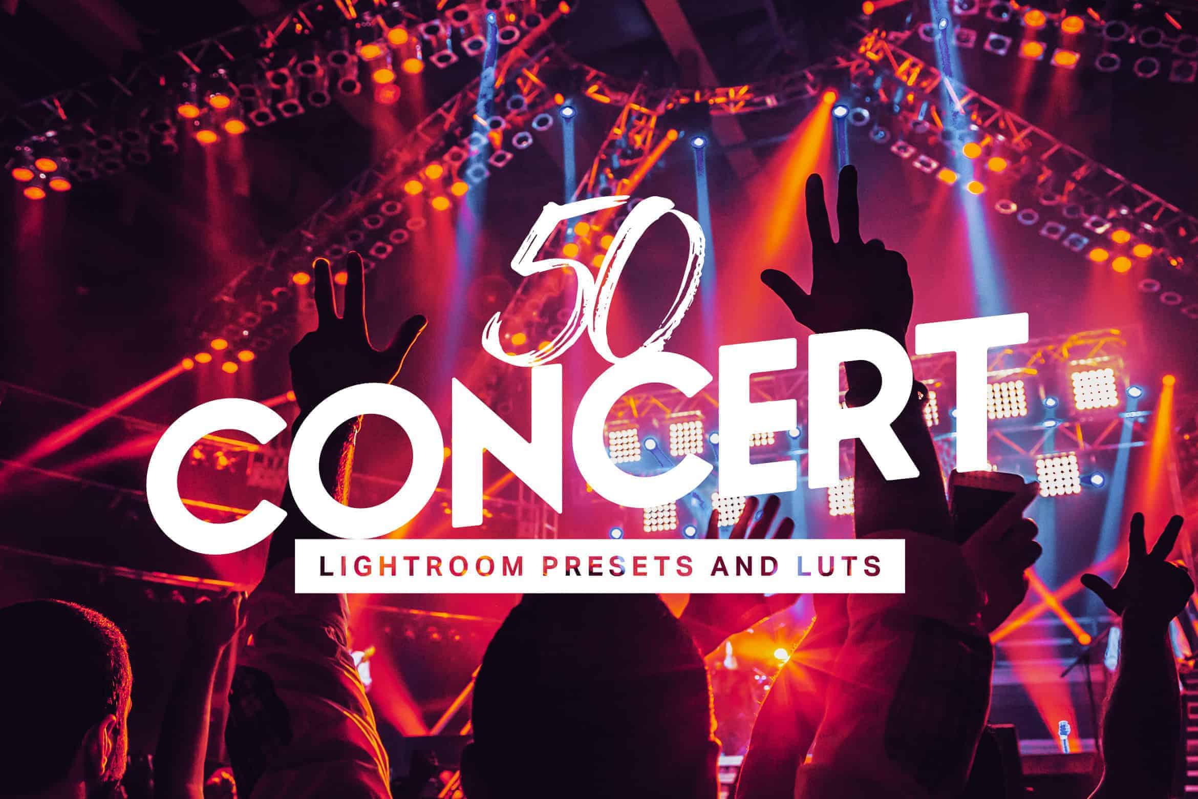 10 Concert Lightroom Presets