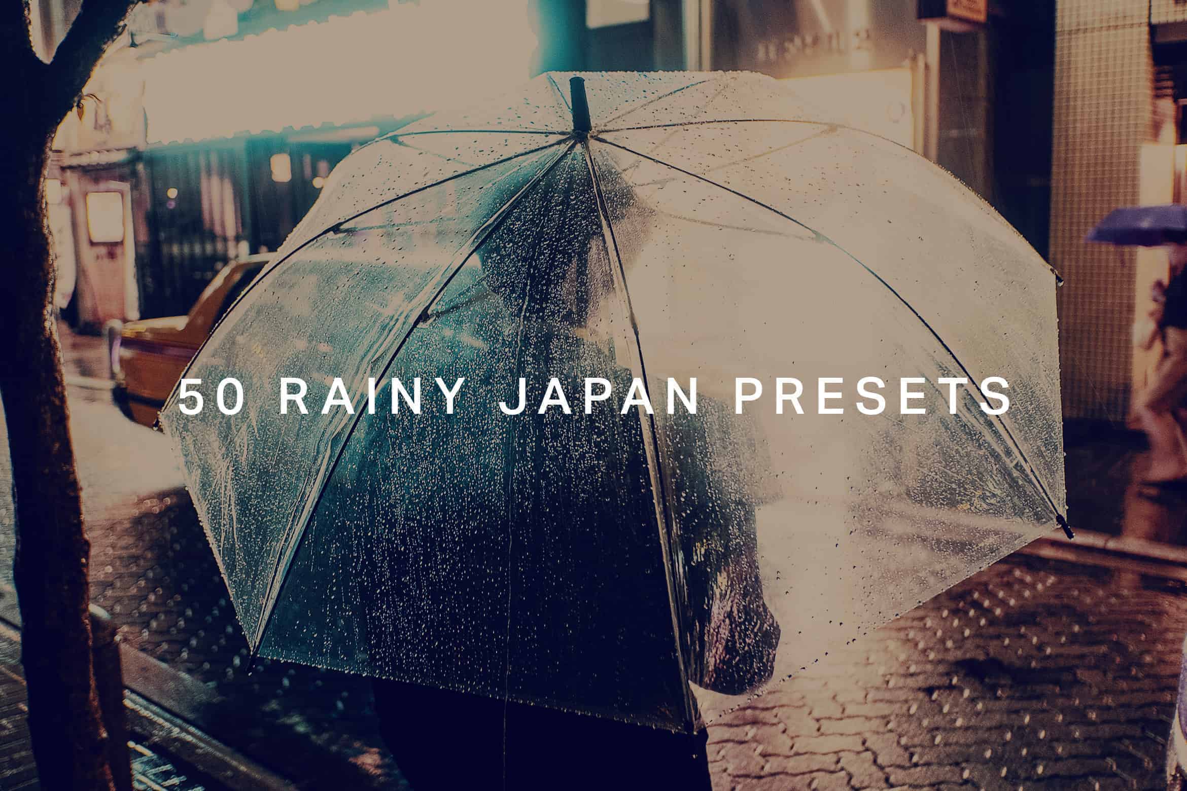 10 Rainy Japan Lightroom Presets