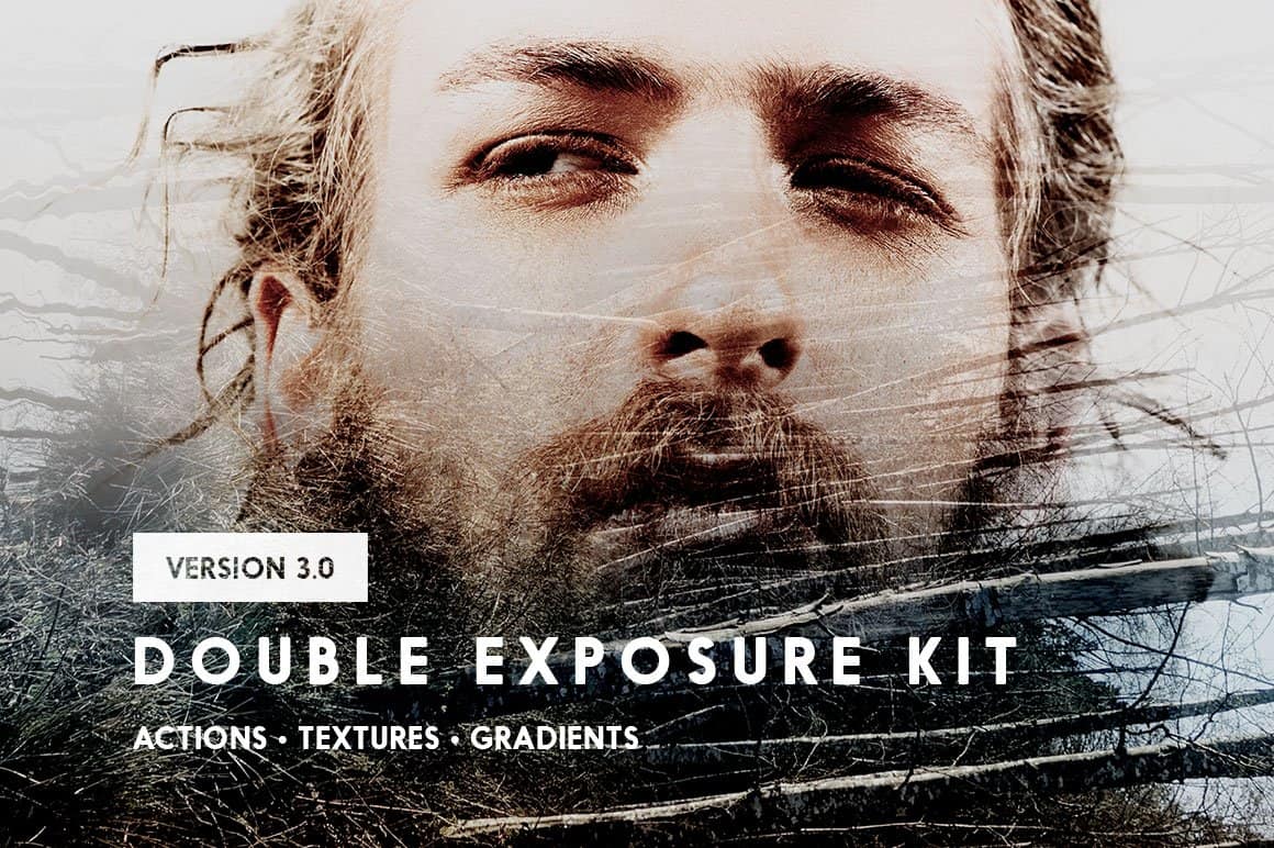 Double Exposure Kit for Photoshop
